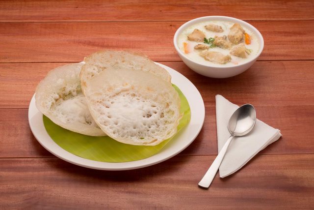 Appam (Combo) Chicken stew / Veg stew