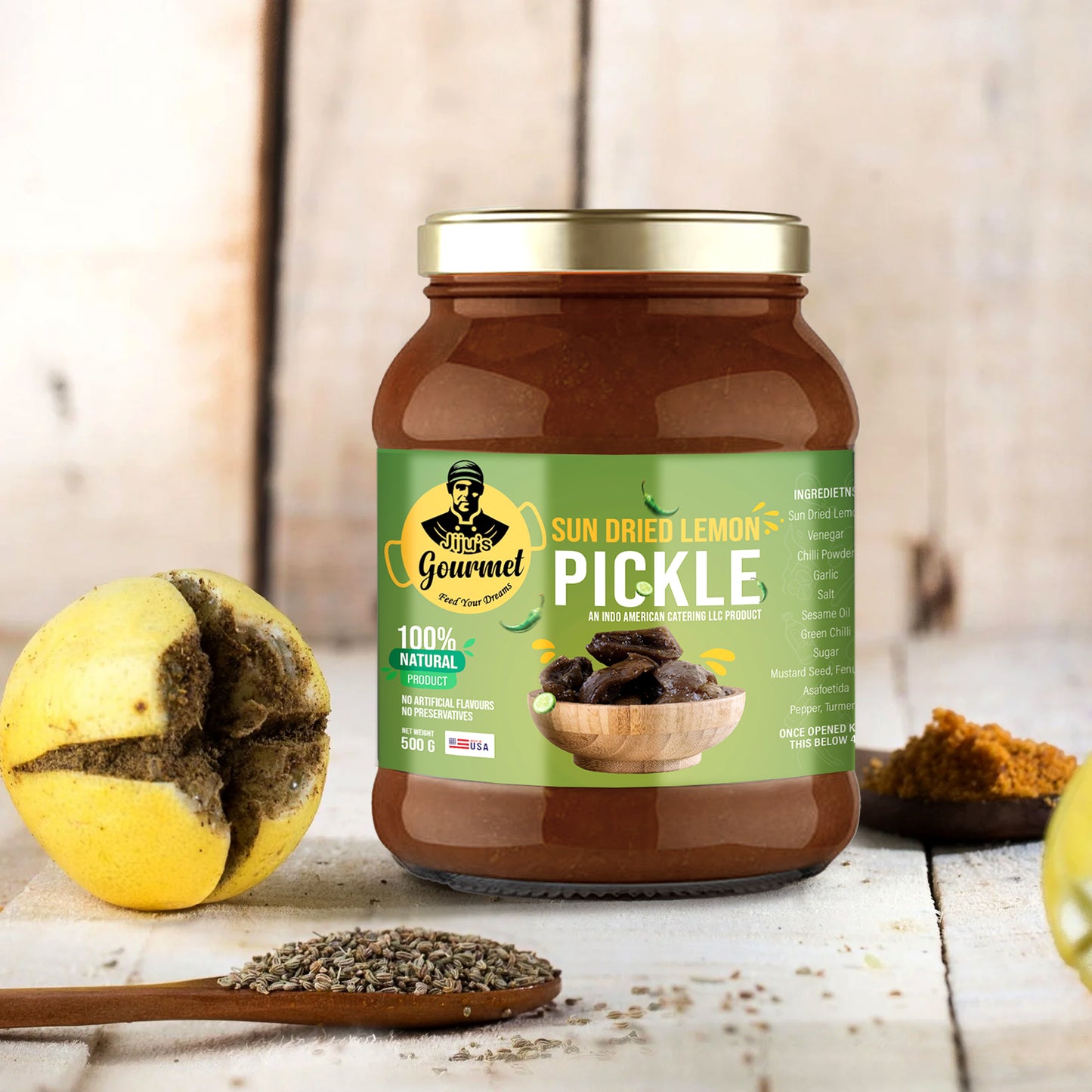 Sun-dried Lemon Pickle